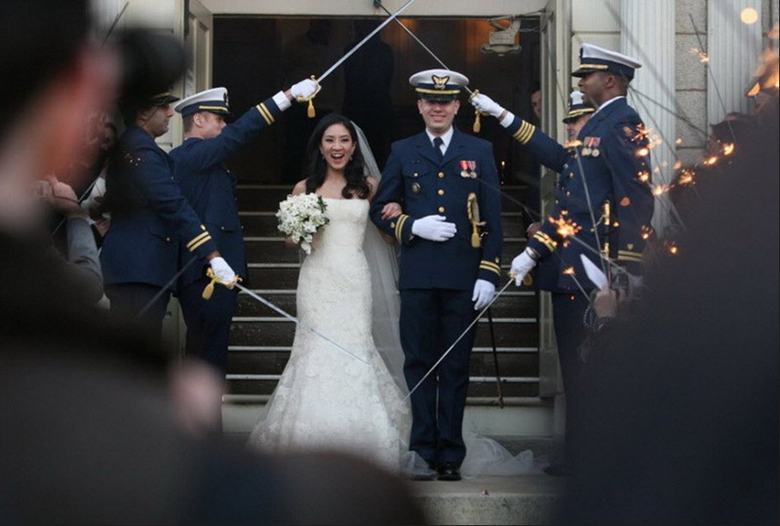 滑冰名将关颖珊下嫁白宫高官 军队开道当众热吻排场大