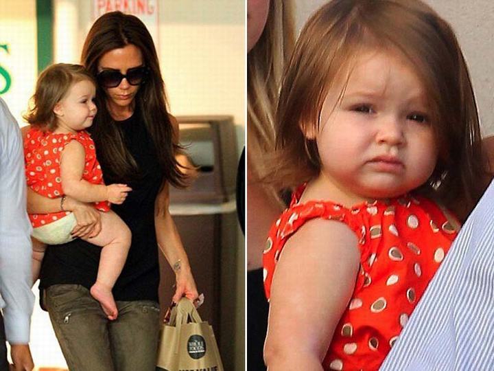 贝克汉姆一家逛奢侈品店 小七巡视似贝嫂时尚顾问