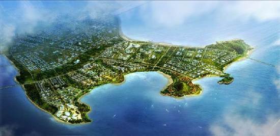 不久的未来，在湾底这片土地上，将崛起一座水清绿秀、环境宜人、充满活力的科技、人文、生态新城。 