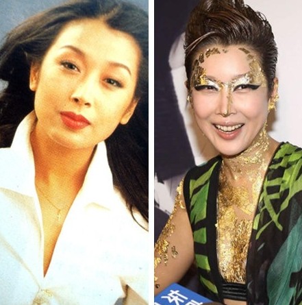 90年代内地红歌星今昔照片对比