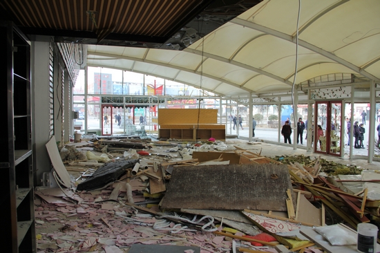 辽宁路一酒店被砸烂 老板曾扬言拯救科技街