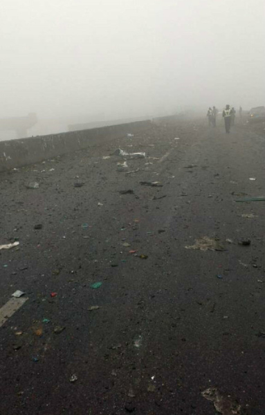 连霍高速满载烟花货车爆炸