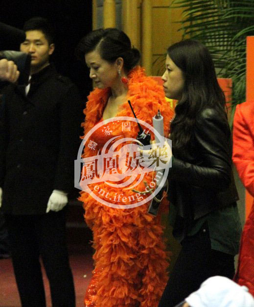 央视春晚3D版录制 宋祖英孙俪赵文卓盛装亮相 春晚舞蹈演员
