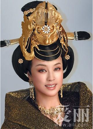 女星唐宫戏中的惊艳造型 养眼