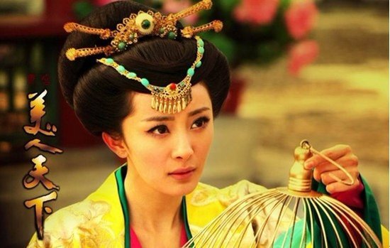 女星唐宫戏中的惊艳造型 养眼