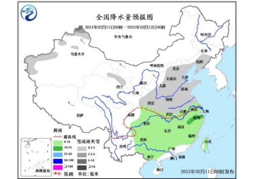 北方局地降温达10度 南方大部地区依旧阴雨频繁