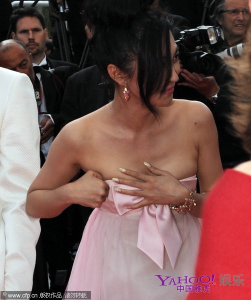 女星“不慎”瞬间 心机深沉啊