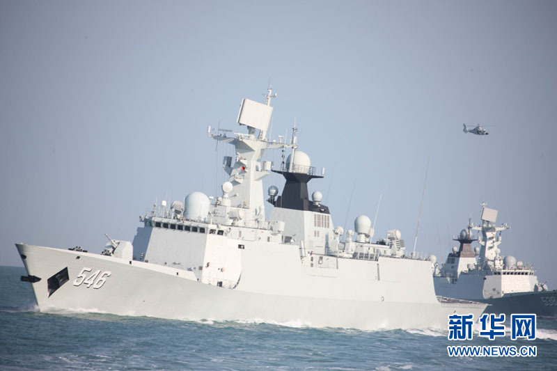 海军远海训练编队圆满完成训练任务返回青岛