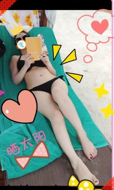 李湘与女儿秀比基尼 成功减肥