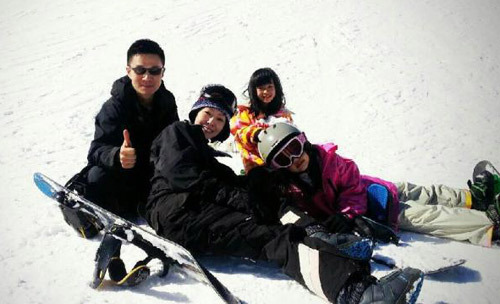 小S夫妇带女儿度假