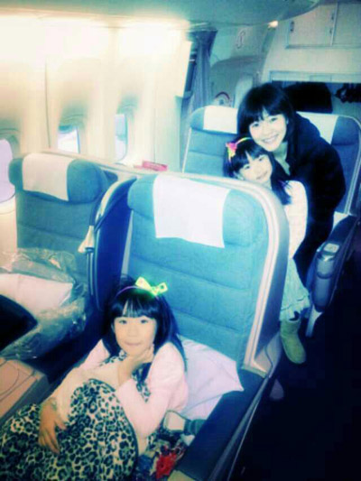 小S夫妇带女儿度假