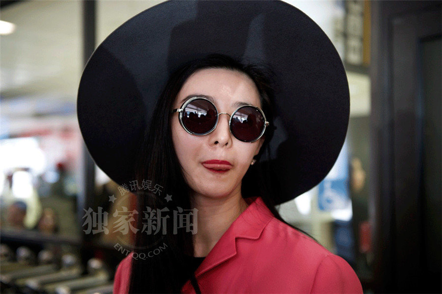 范冰冰赴美将走奥斯卡红地毯