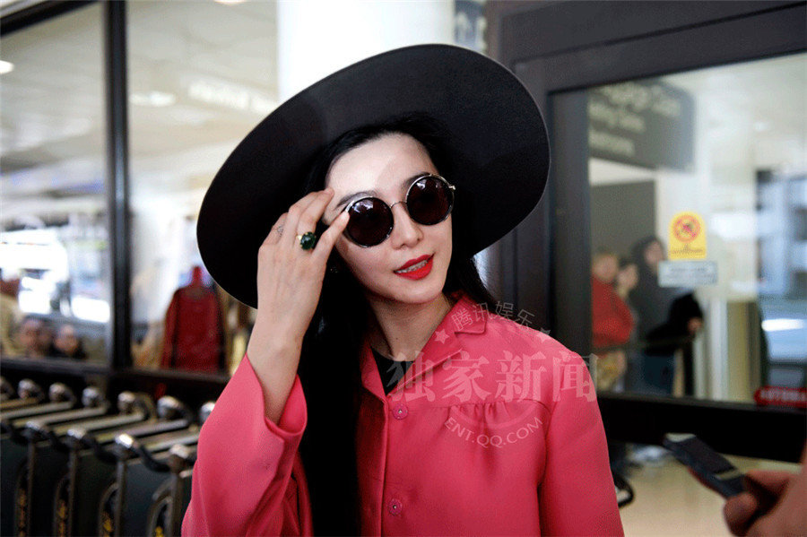 范冰冰赴美将走奥斯卡红地毯