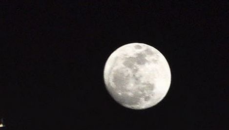 晒元宵夜唯美月色 正月十七将最圆