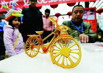 海云庵糖球会今日上午启动 鸟叔面人立体糖雕看点多