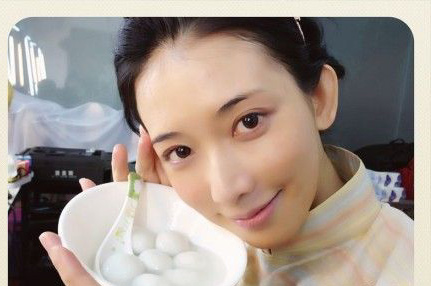 林志玲晒素颜美照