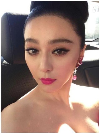 范冰冰奥斯卡之行PS前后对比图流出