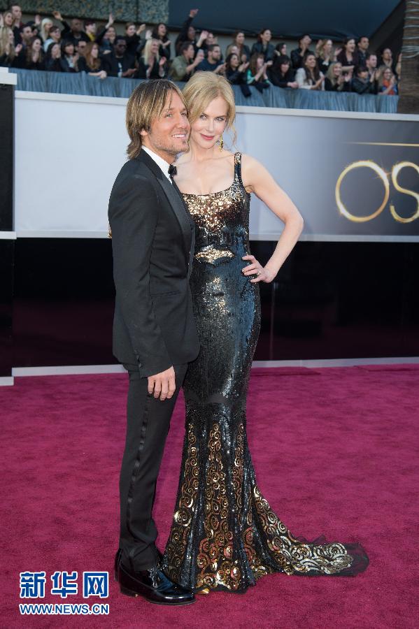 第85届奥斯卡颁奖：星光闪耀夫妻档