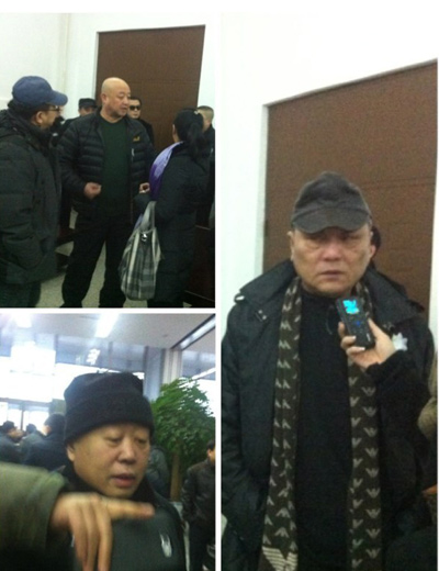 王平生前众好友来吊念