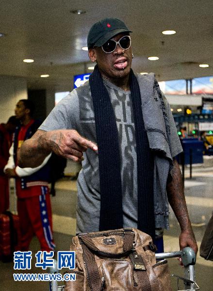 罗德曼取道北京赴朝鲜拍片