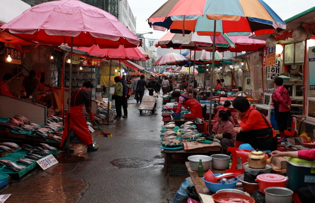 韩国海鲜市场