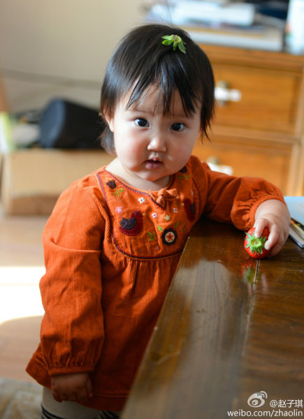 赵子琪女儿小火星