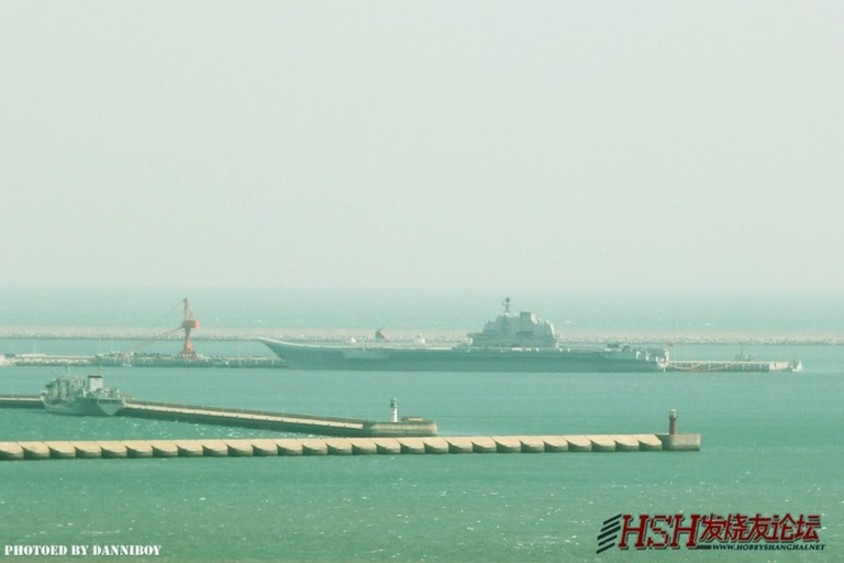 辽宁舰新建母港全景照曝光