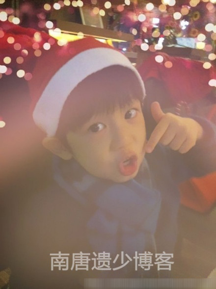 胡静四岁儿子帅过Lucas
