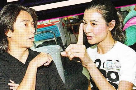 郑伊健蒙嘉慧(资料图)