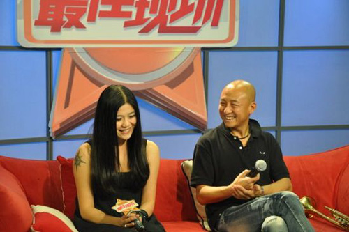 周晓鸥与妻子唐平