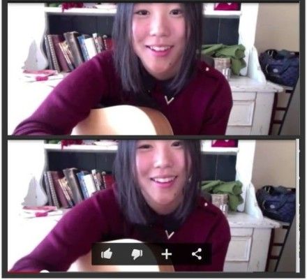 窦靖童素颜自拍唱歌视频