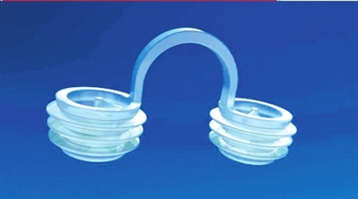 鼻腔过滤器Sanispira。　图片来自HSD公司网站