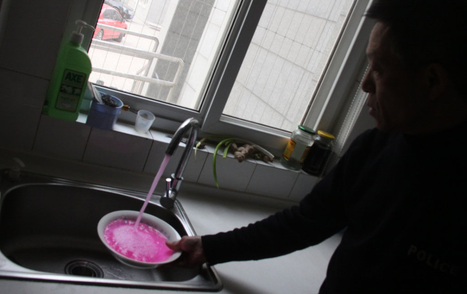 济南紫红色自来水