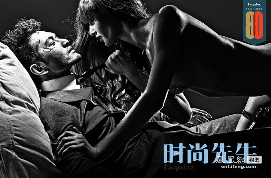 黄晓明带伤登封面 裸模出镜尺度大胆