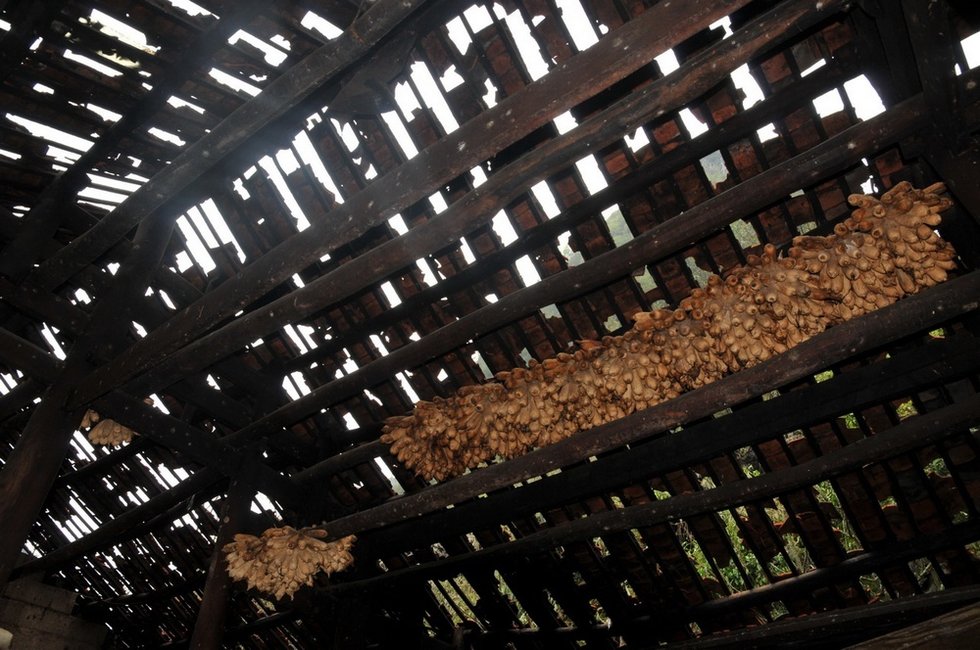 广西遭遇罕见冰雹袭击 房屋被打烂