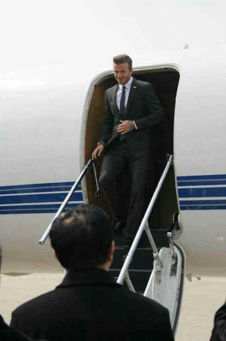 贝克汉姆来青岛