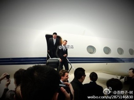 贝克汉姆来青岛