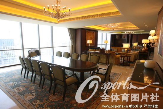 组图：贝克汉姆青岛下榻总统套房曝光 内饰豪华令人咋舌【3】