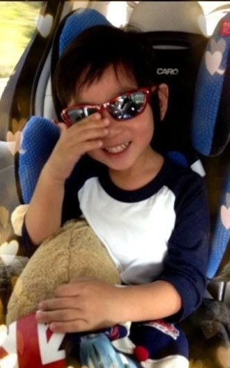 林志颖晒儿子正面帅照