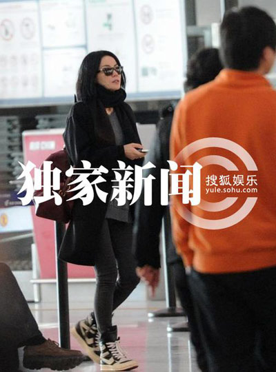 王菲尽显运动范儿