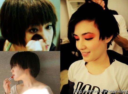 曝光美女明星后台化妆绝密照