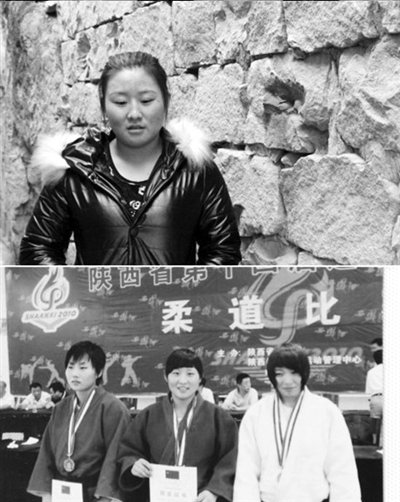 庄朵朵（中）多次夺冠。图/庄朵朵微博