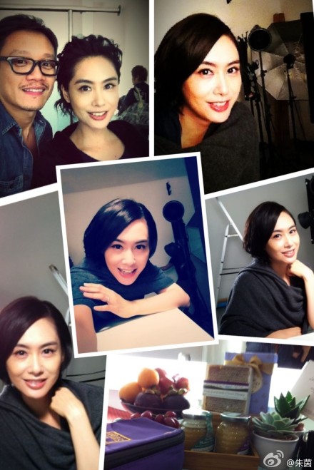 朱茵产后复工辣妈美艳依旧