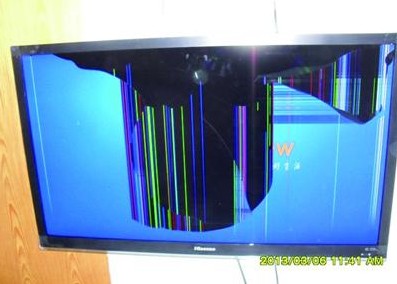 韵达快递邮寄电视收到一堆玻璃 投诉只赔500