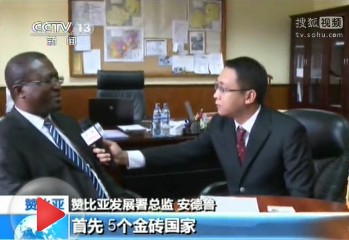 央视记者中式英语访非洲官员