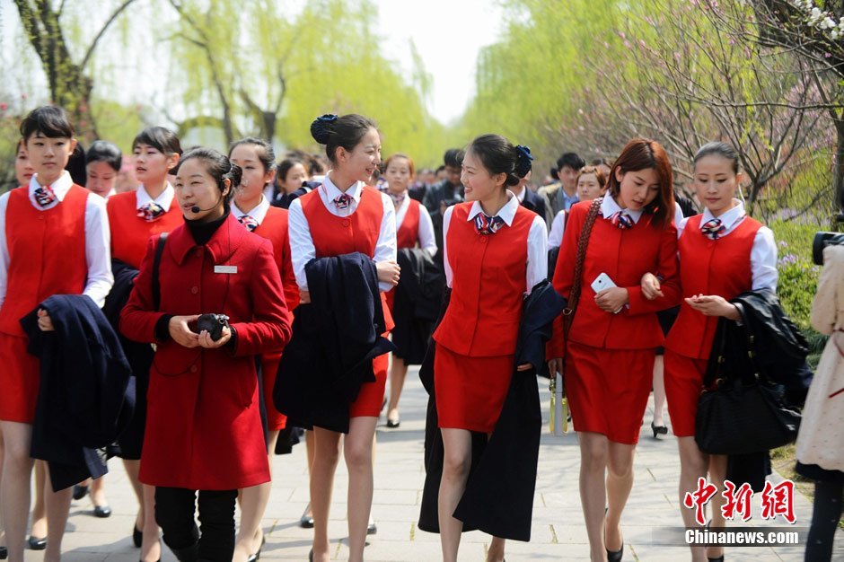 准空姐游瘦西湖