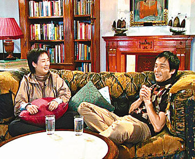 毛舜筠访问张国荣片段