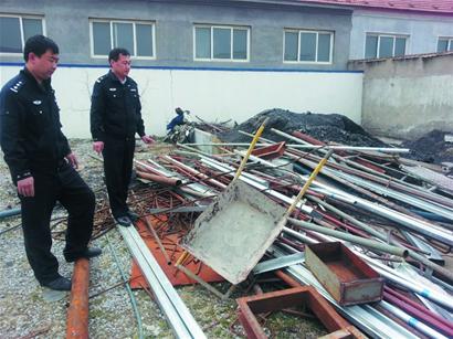 工地暗藏内鬼蚂蚁搬家 5吨赃物尚未出手