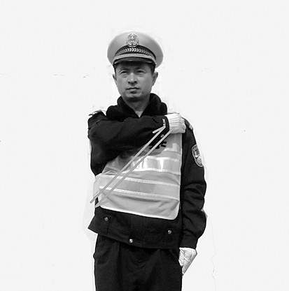 青岛交警10种新手势上岗(组图)
