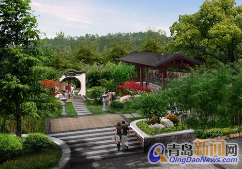 李沧东部将建青岛最大竹园 效果图出炉